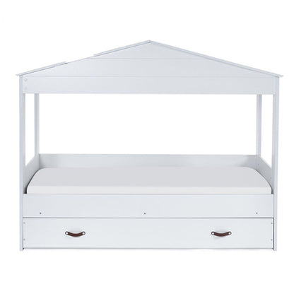 Hazel Wooden Low Sleeper Bunk Bed In White