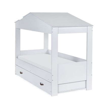Hazel Wooden Low Sleeper Bunk Bed In White