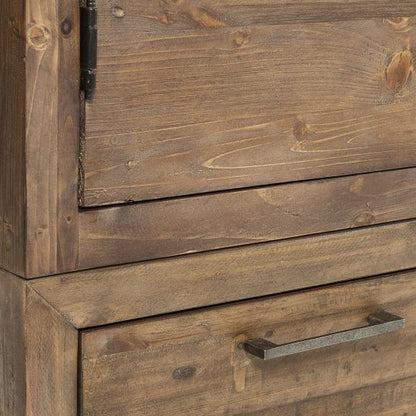 Heritage Wooden Wardrobe With 2 Doors 1 Drawer In Reclaimed Pine