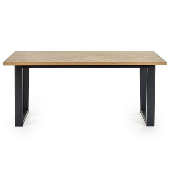 Hilton Wooden Dining Table In Oak