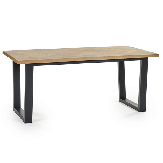 Hilton Wooden Dining Table In Oak