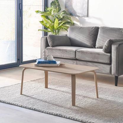 Kaito Rectangular Wooden Coffee Table In Oak