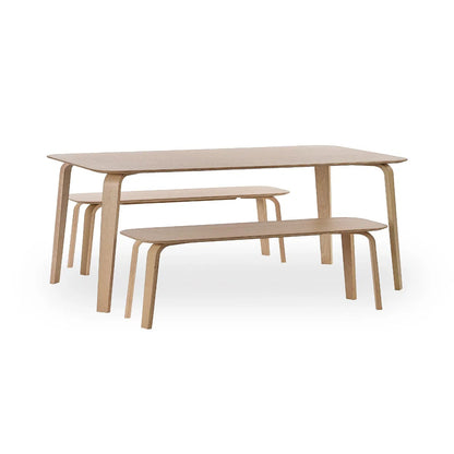 Kaito Rectangular Wooden Dining Table In Oak