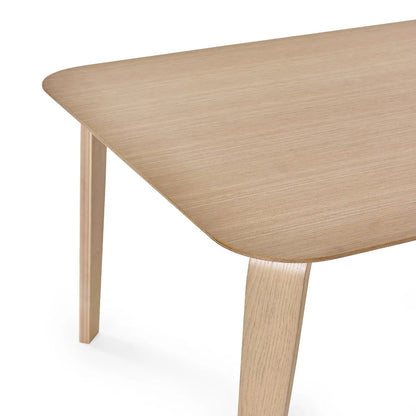Kaito Rectangular Wooden Dining Table In Oak