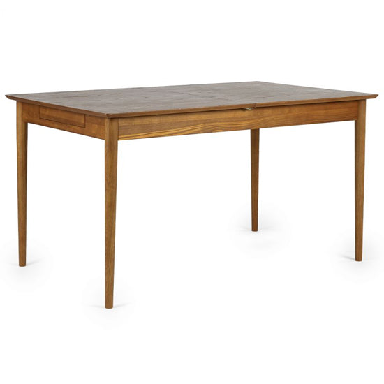 Lowry Extending Wooden Dining Table With 4 Chairs In Cherry