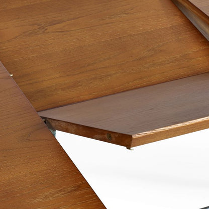 Lowry Extending Wooden Dining Table With 2 Drawers In Cherry