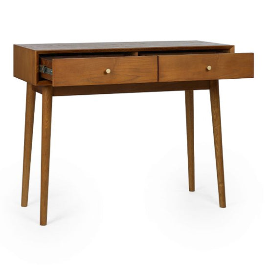 Lowry Wooden Console Table With 2 Drawers In Cherry