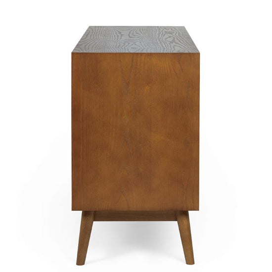 Lowry Wooden Sideboard Large With 2 Doors 3 Drawers In Cherry