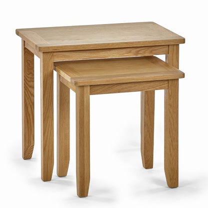 Mallory Wooden Nest Of 2 Tables In Oak