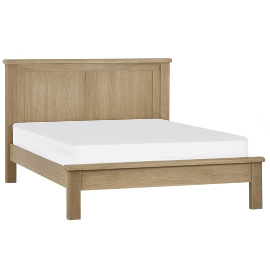 Memphis Wooden Double Bed In Limed Oak