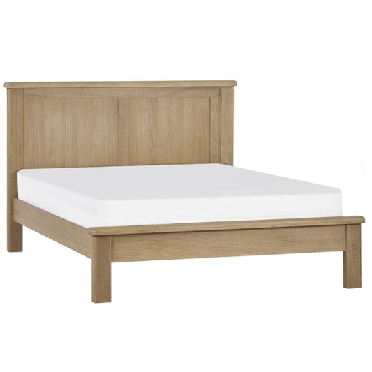 Memphis Wooden Double Bed In Limed Oak