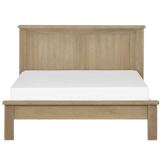 Memphis Wooden Double Bed In Limed Oak