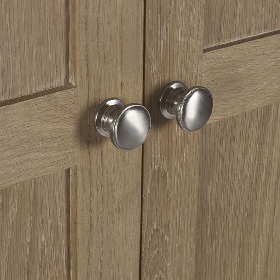 Memphis Wooden Wardrobe With 2 Doors 1 Drawer In Limed Oak
