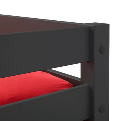 Merlin Wooden Triple Sleeper Bunk Bed In Anthracite