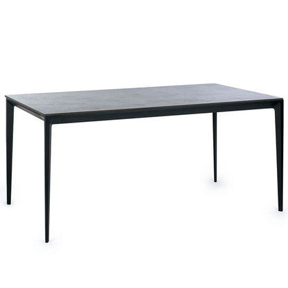Miami Rectangular Sintered Stone Dining Table In Slate Grey