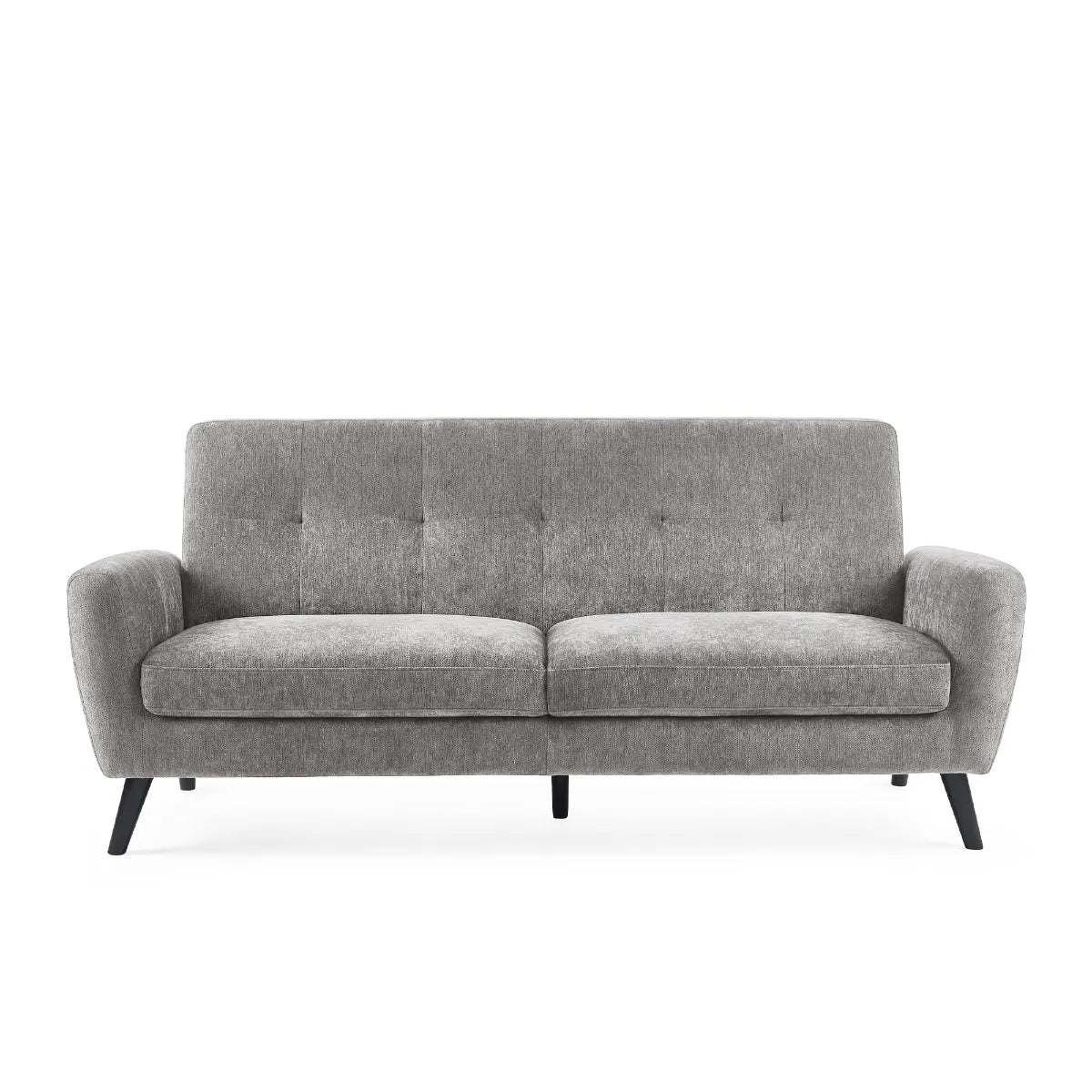Monza Contract Standard Fabric 3 Seater Sofa In Dove Grey