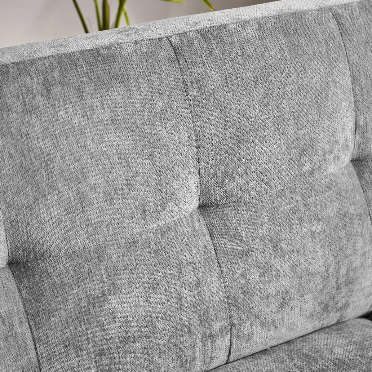 Monza Contract Standard Fabric 3 Seater Sofa In Dove Grey