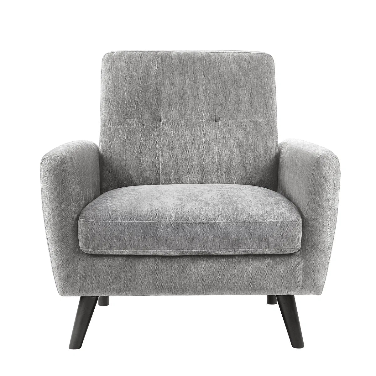 Monza Contract Standard Fabric 1 Seater Sofa In Dove Grey