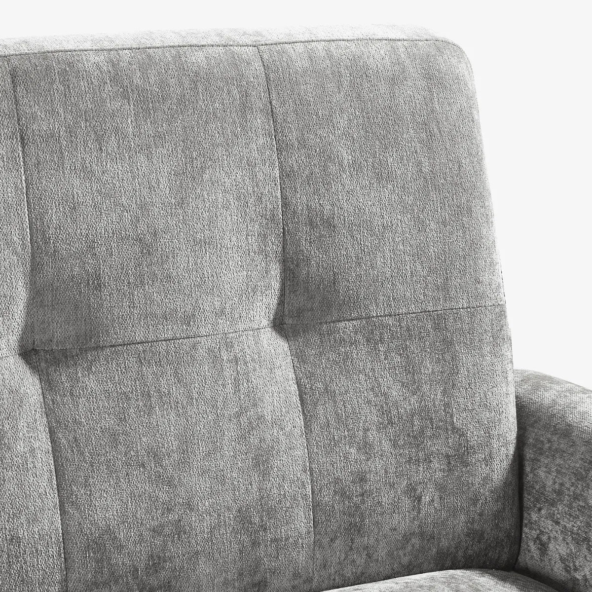 Monza Contract Standard Fabric 1 Seater Sofa In Dove Grey