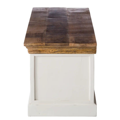 Alfie Solid Mango Wood Shoe Rack In Oak