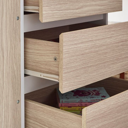 Ocean Wooden Highsleeper Bunk Bed In White And Oak