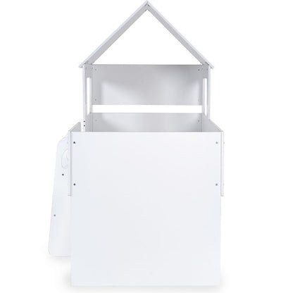 Orpheus Wooden Midsleeper Bunk Bed In White