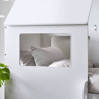 Orpheus Wooden Midsleeper Bunk Bed In White