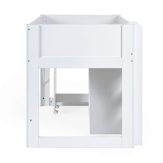 Otis Wooden Midsleeper Bunk Bed In White