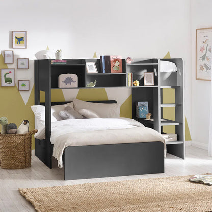 Owen Midsleeper Bunk Bed With Underbed In Anthracite
