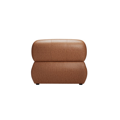 Reese Boucle Fabric Accent Chair In Tan