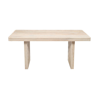 Hudson Carved Mango Wood Dining Table IN Natural Oak