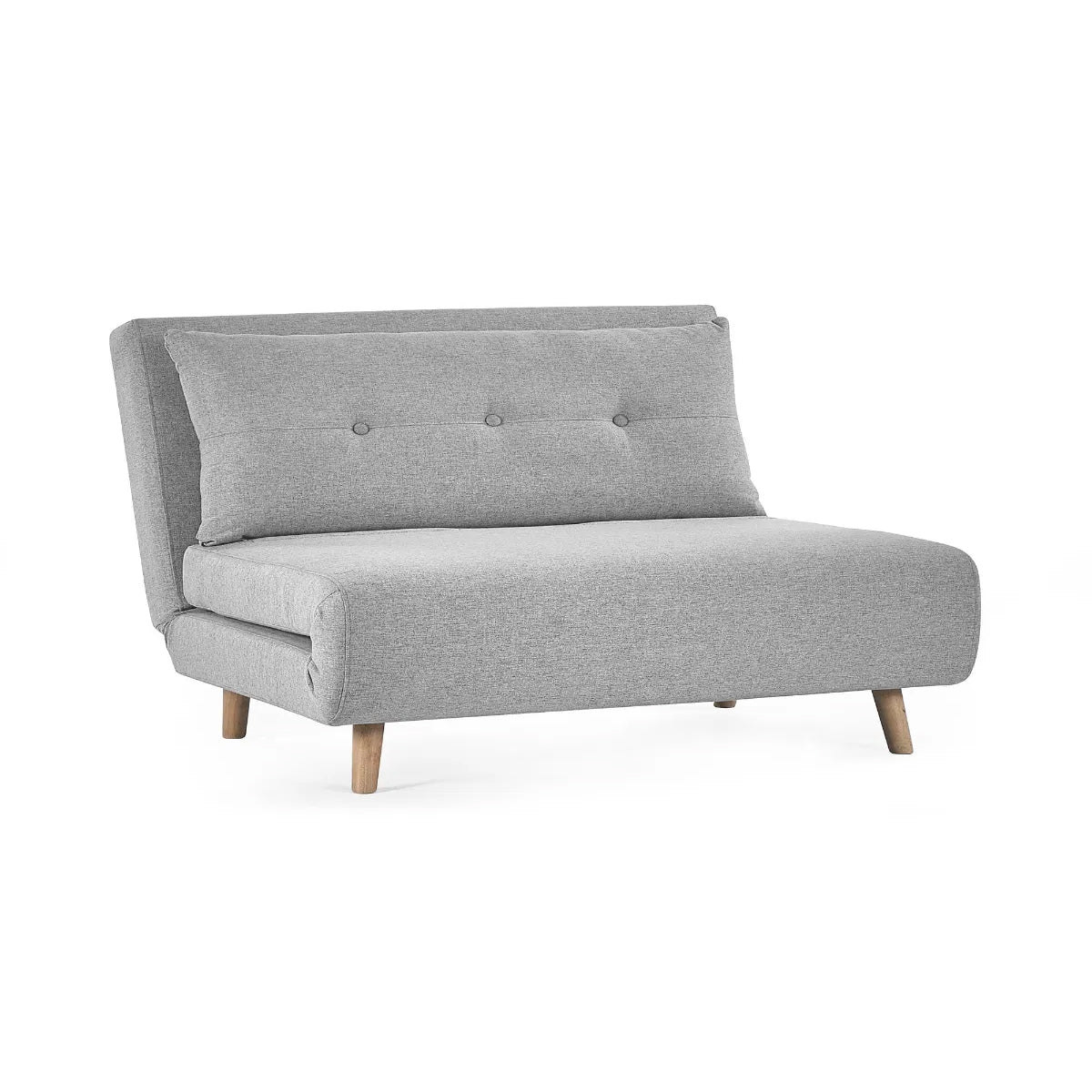 Rowan Fabric Single Sofa Bed In Grey