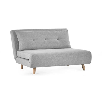 Rowan Fabric Single Sofa Bed In Grey