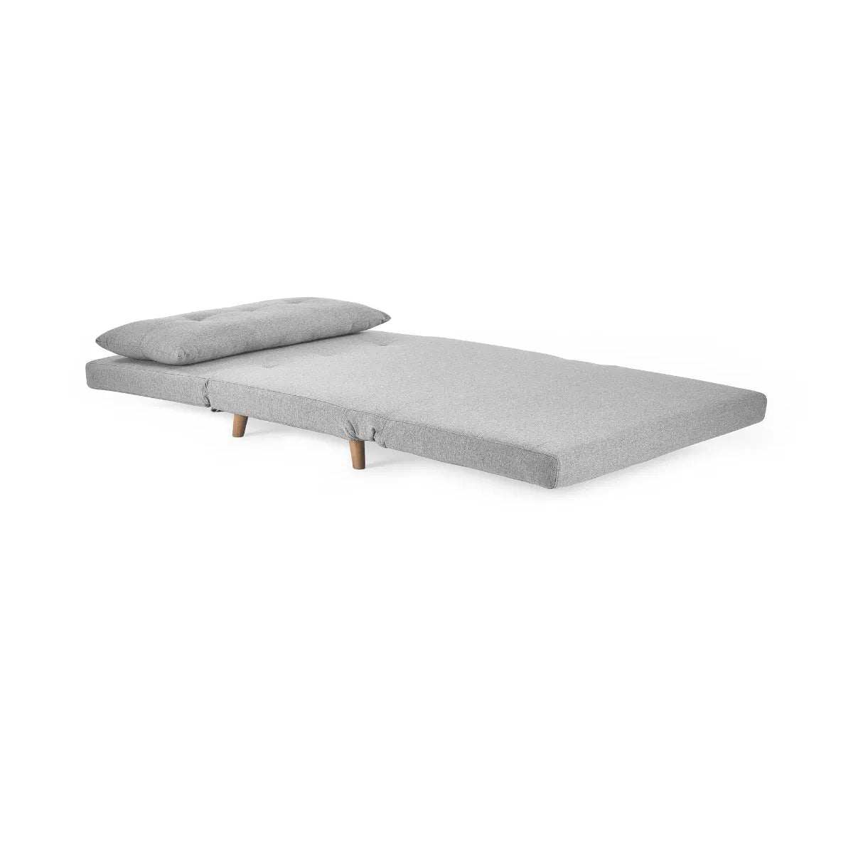 Rowan Fabric Single Sofa Bed In Grey