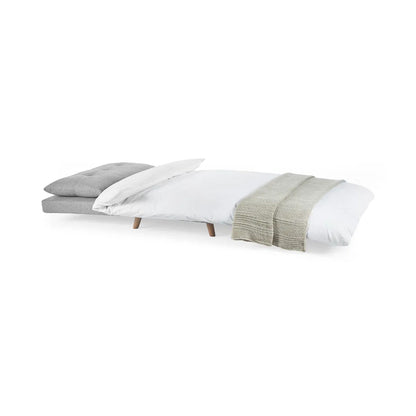 Rowan Fabric Single Sofa Bed In Grey
