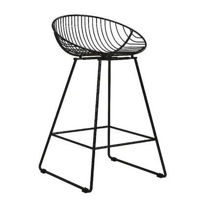 Ellis Metal Bar Chair In Black