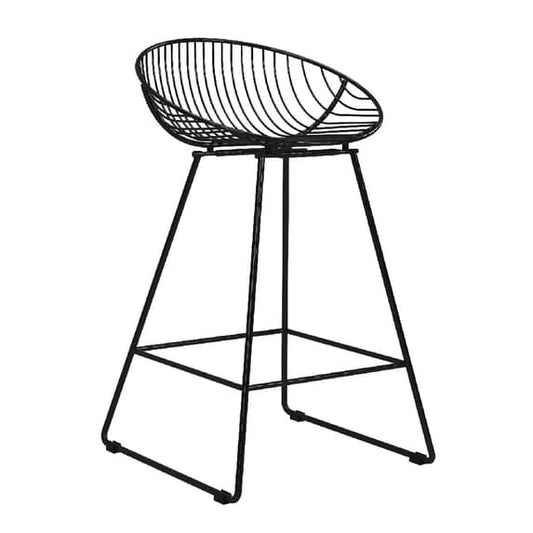 Ellis Metal Bar Chair In Black