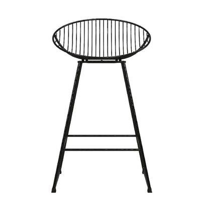 Ellis Metal Bar Chair In Black