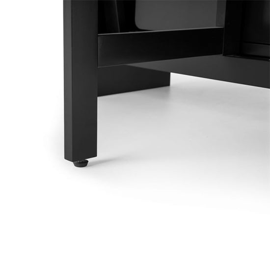 Savoy Wooden Dining Table With 4 Chairs In Black