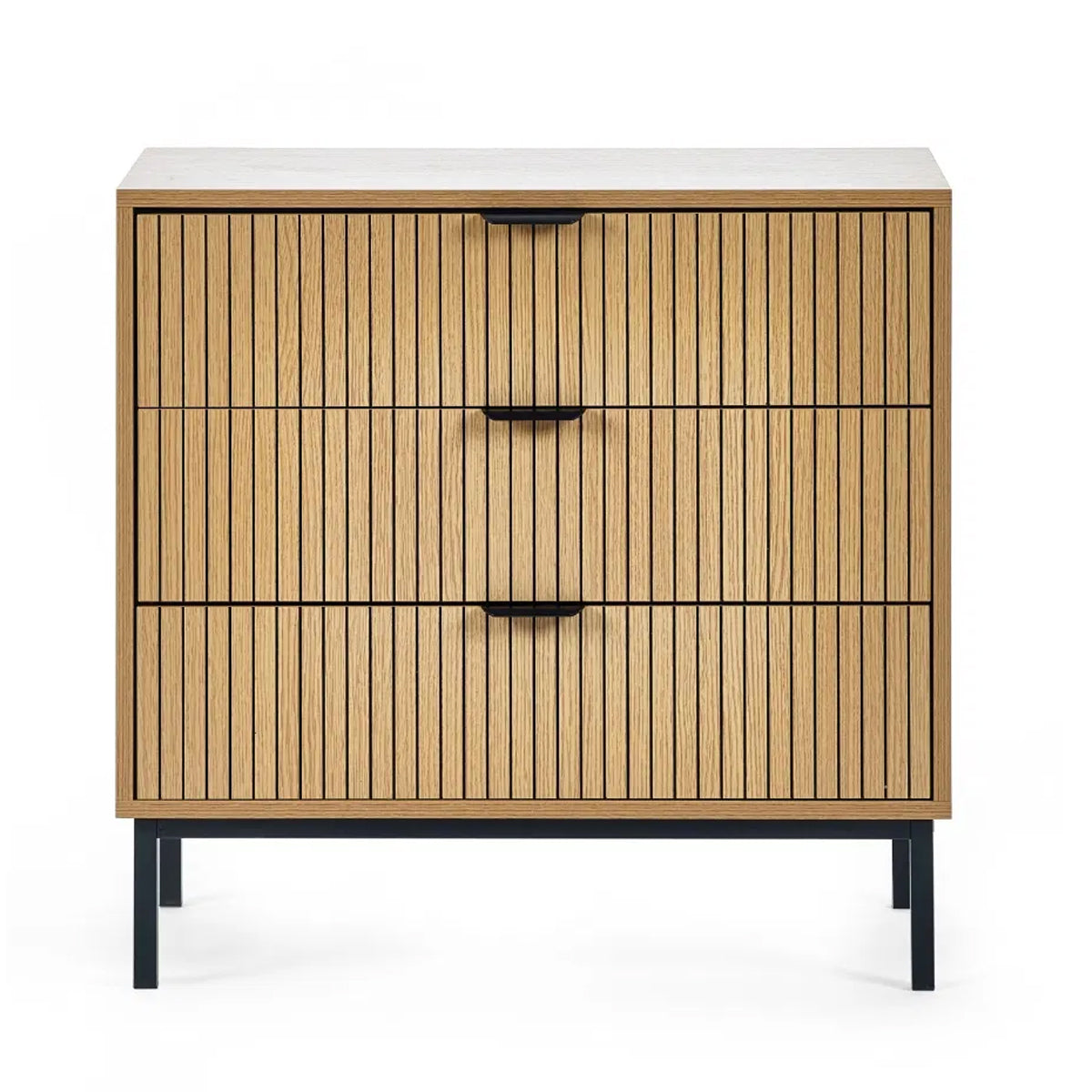 Sia Wooden Chest Of 3 Drawers In Oak