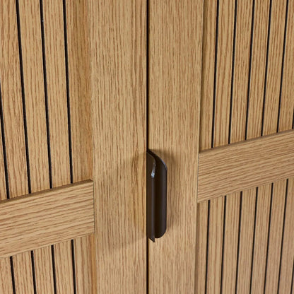 Sia Wooden Wardrobe With 2 Doors In Oak