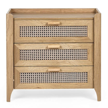 Sydney Wooden Chest Of 3 Drawers In Oak