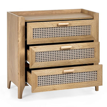 Sydney Wooden Chest Of 3 Drawers In Oak