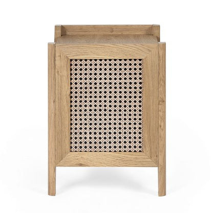 Sydney Wooden Lamp Table With Removable Shelf In Oak