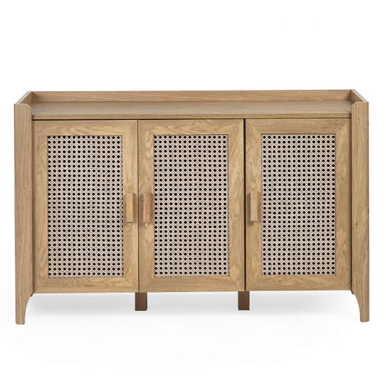 Sydney Wooden Sideboard With 3 Doors In Oak