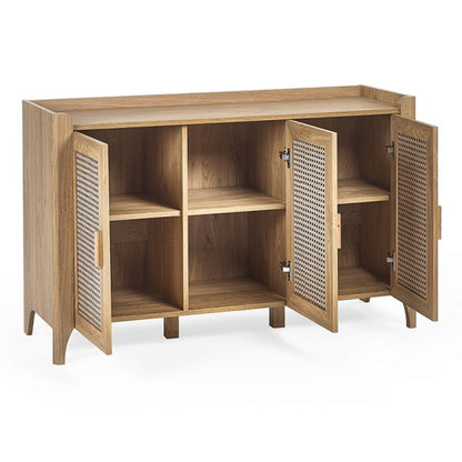 Sydney Wooden Sideboard With 3 Doors In Oak