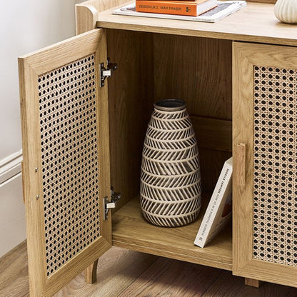 Sydney Wooden Sideboard With 3 Doors In Oak