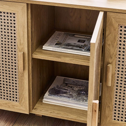 Sydney Wooden Sideboard With 3 Doors In Oak