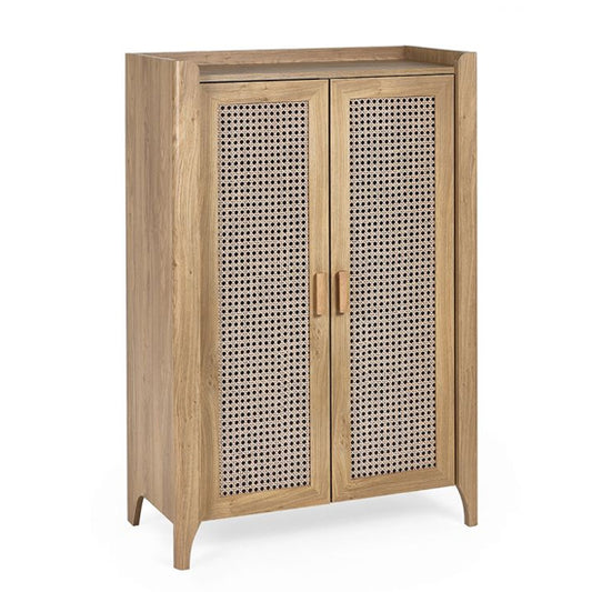 Sydney Wooden Shoe Storage Cabinet With 2 Doors In Oak