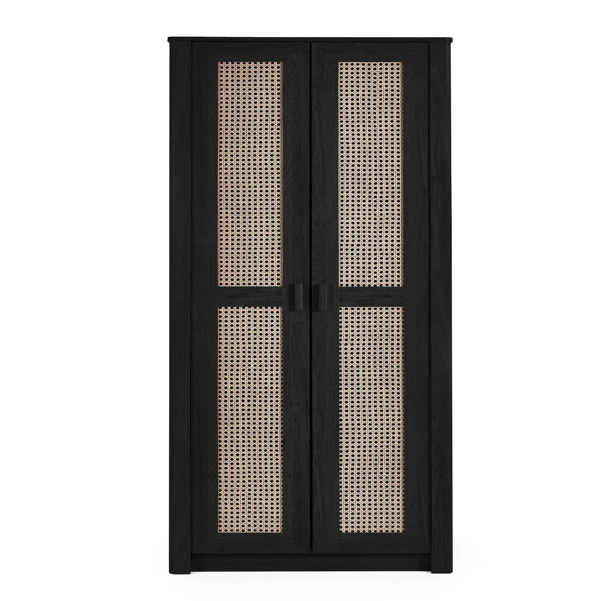 Sydney Wooden Wardrobe With 2 Doors In Black Ash